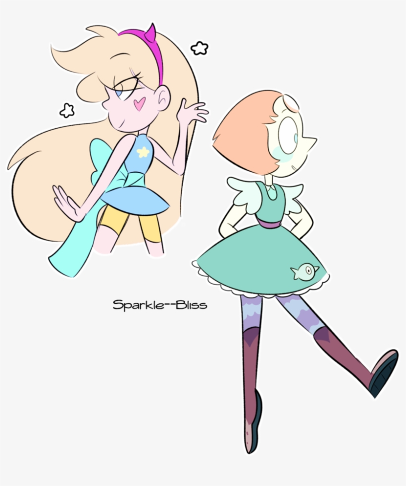 Doodle By Sparkle Bri << Star Looks Great But Pearl - Cartoon, transparent png download