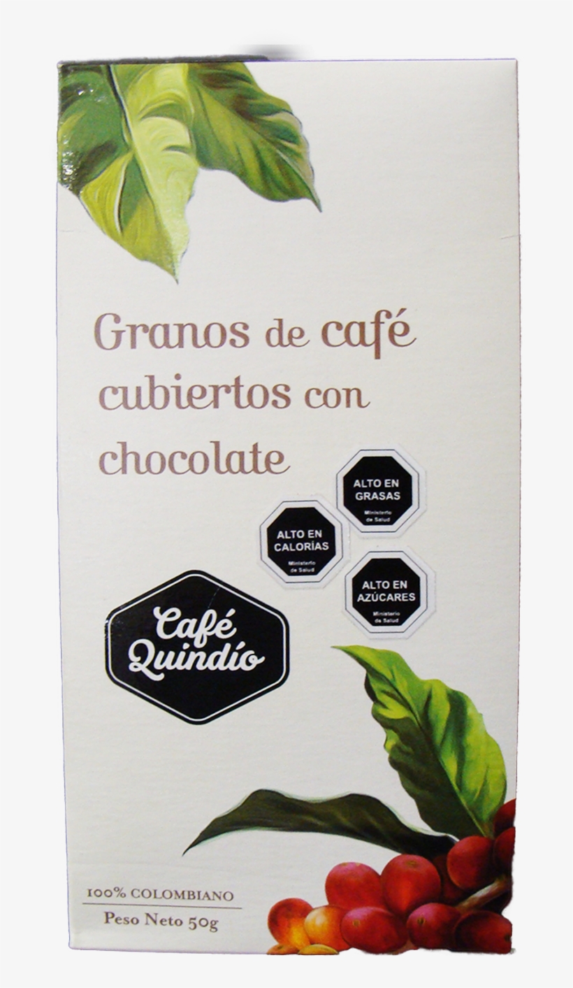 Granos De Café Cubiertos De Chocolate 50 Gr - Cafe Quindio, transparent png download