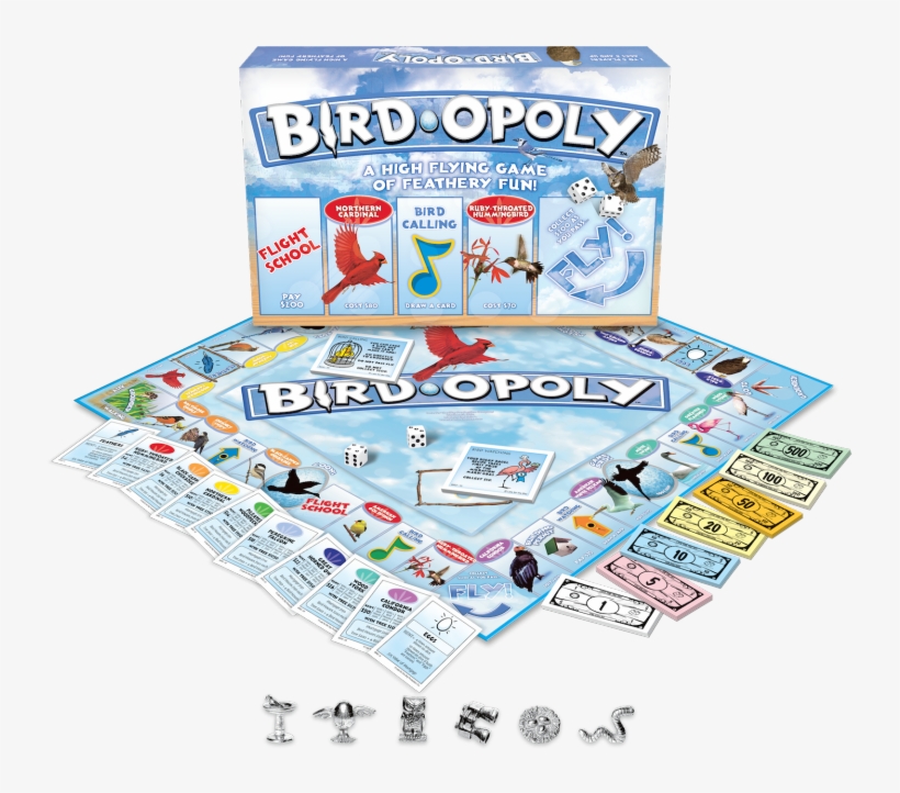 Bird-opoly Game - Tabletop Game, transparent png download