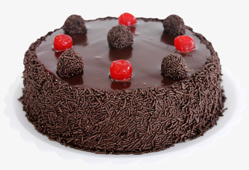 Brigadeiro Com Cereja - Chocolate Cake, transparent png download