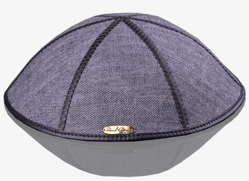 Kippah «770» Jeans Grey With Black Edging - Handbag, transparent png download