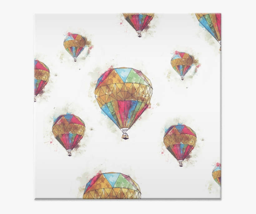 Azulejo Balões De Diana Arendna - Hot Air Balloon, transparent png download