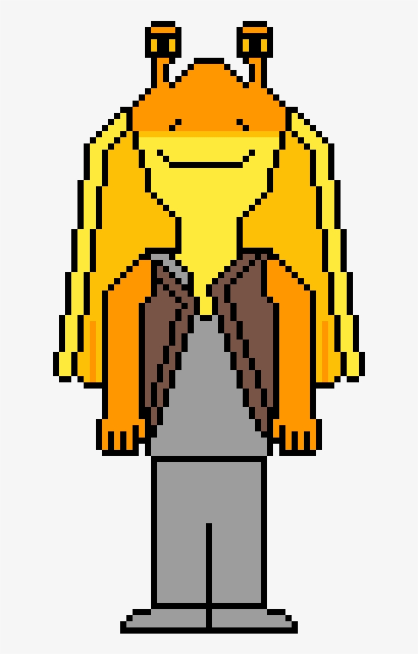 Jar Jar Binks - Cartoon, transparent png download