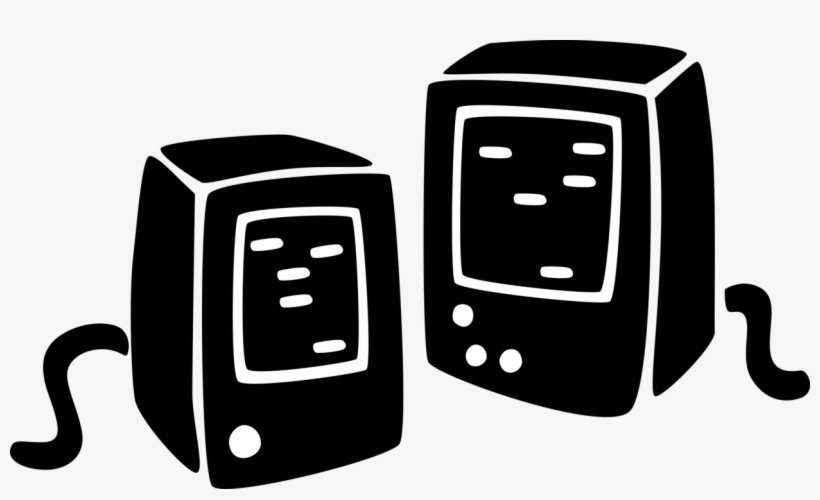 Vector Illustration Of Computer Audio Entertainment, transparent png download