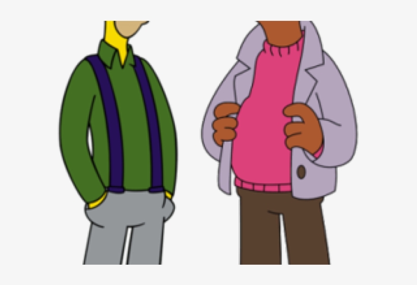 The Simpsons Movie Clipart Png - Black Man On Simpsons, transparent png download