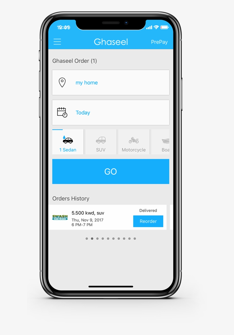 On Service Delivery - Ghaseel App, transparent png download
