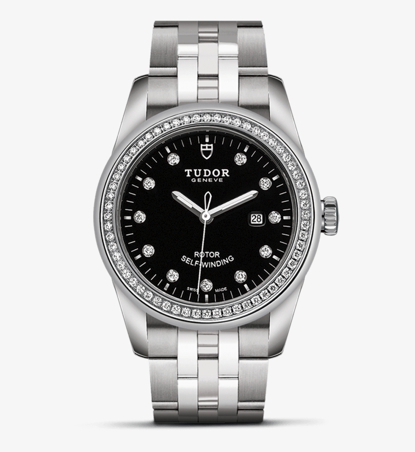 Tudor Glamour 31mm Diamonds, transparent png download