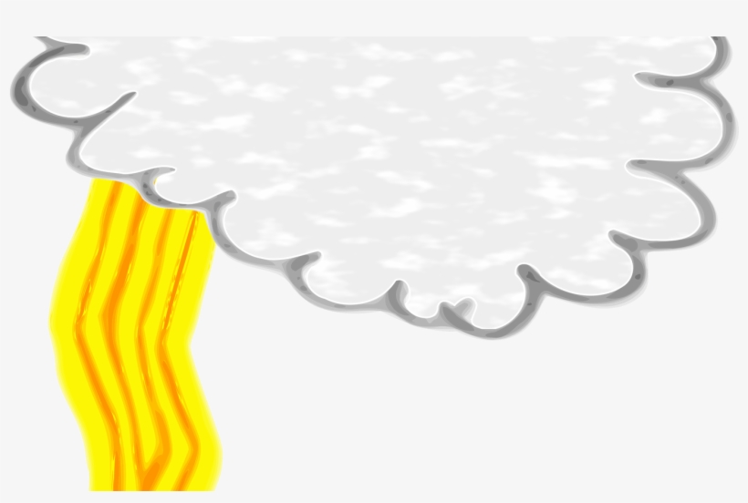 Thunder And Lightning Cartoon Clipart Thunder Png - Illustration, transparent png download