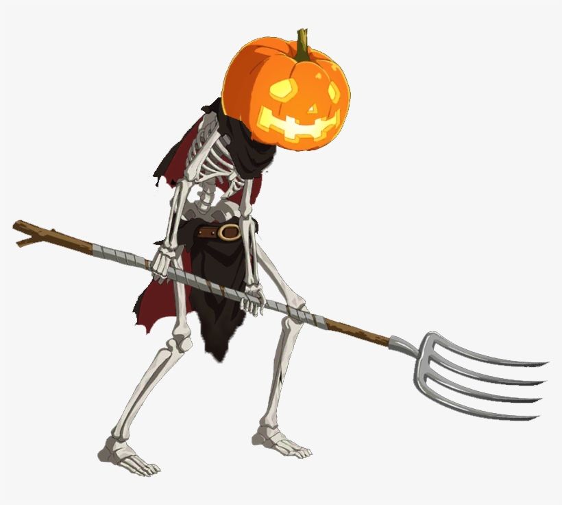 Lancer - Skeleton With Pumpkin Head, transparent png download