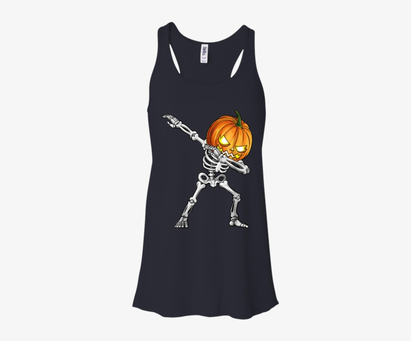 Dabbing Skeleton Shirt Halloween Pumpkin Head Face - I M A Dogaholic Disney, transparent png download