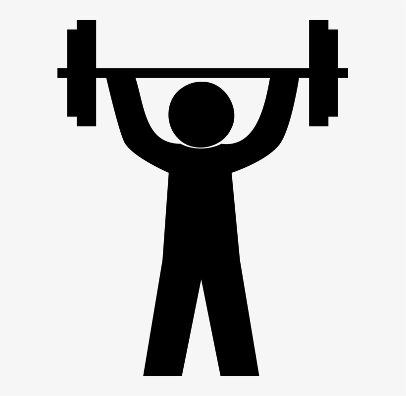 Collection Of Bent Barbell Cliparts Buy Any - Gym Pictogram, transparent png download