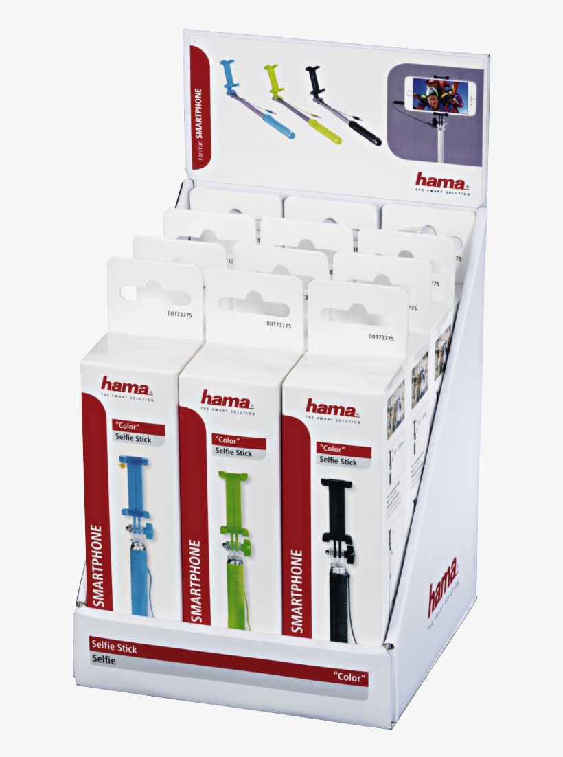 "color" Selfie Stick, Black/blue/green, - Carton, transparent png download