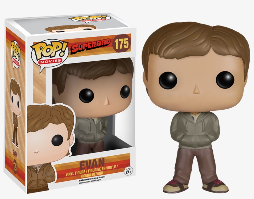 Evan Pop Vinyl Figure - Funko Pop Superbad, transparent png download