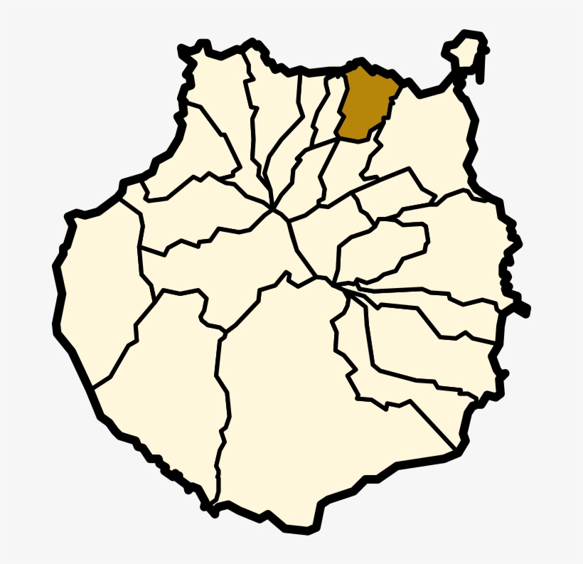 Arucas, Las Palmas - Gran Canaria Map Transparent, transparent png download
