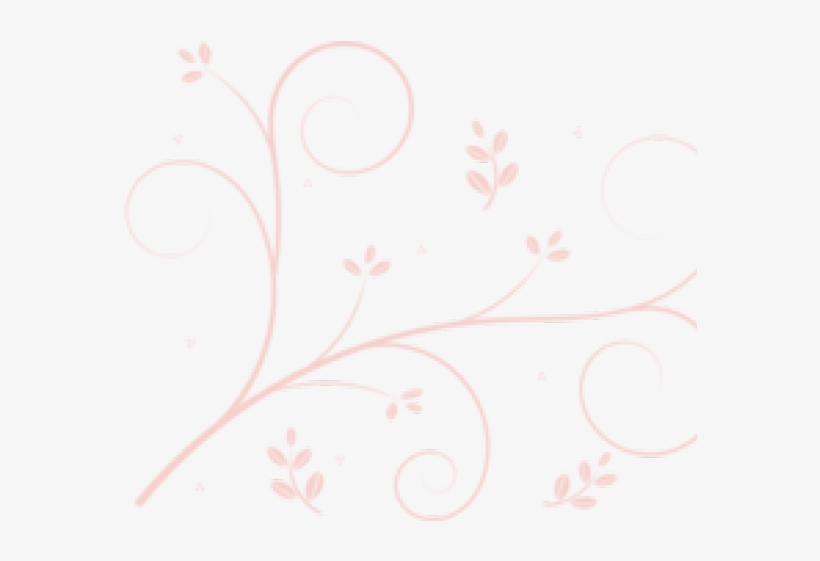 Swirls Clipart Pink - Flower Vine Clipart Transparent, transparent png download