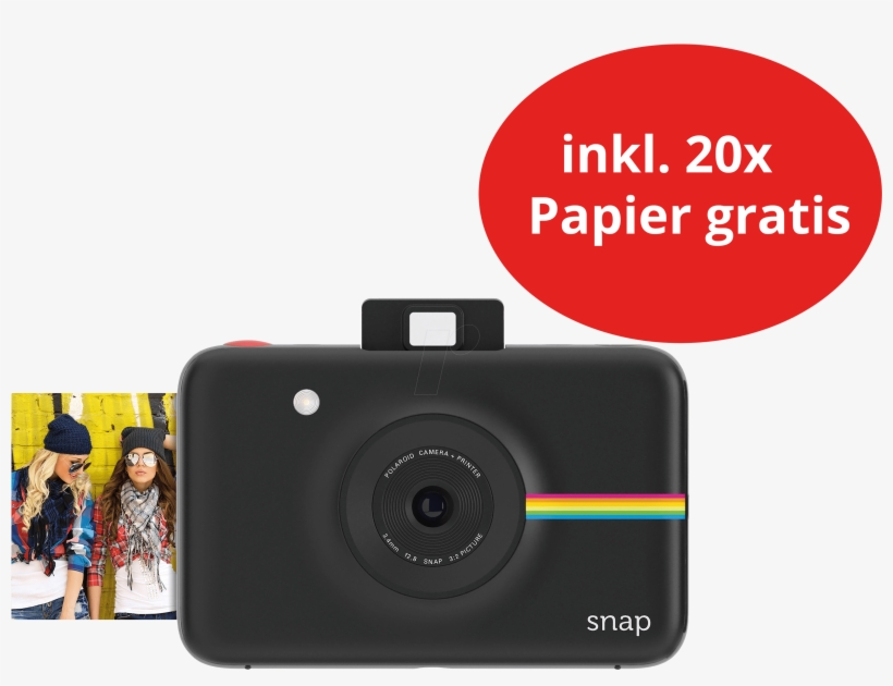 Polaroid Snap Black - Camera Fotografica Polaroide Png, transparent png download