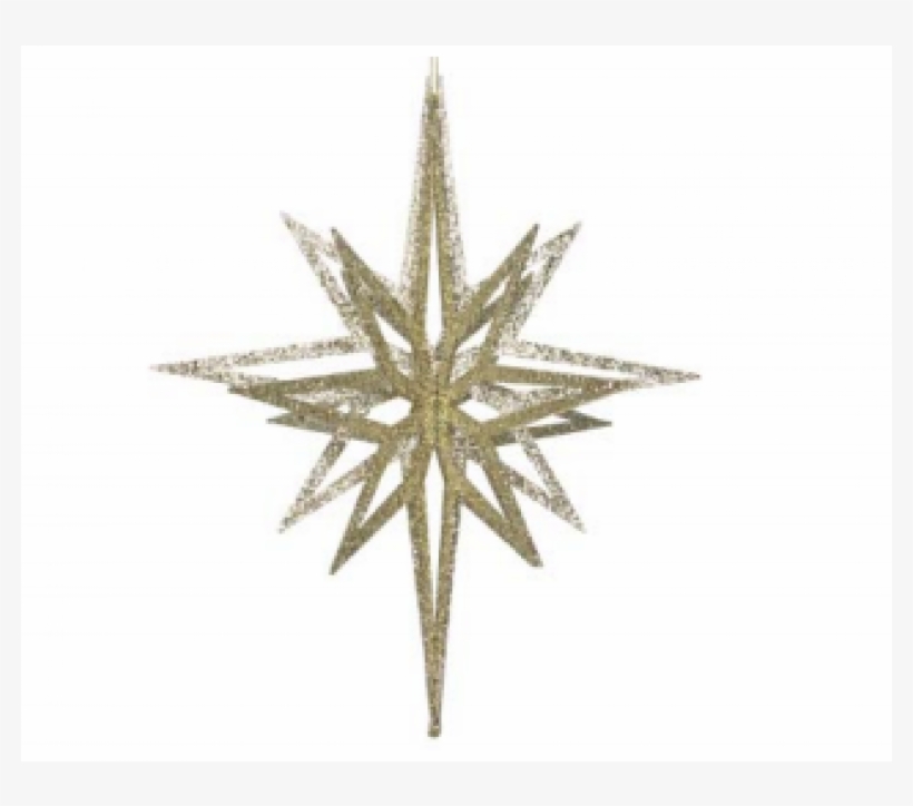 Gold Bethlehem Star Ornaments, transparent png download