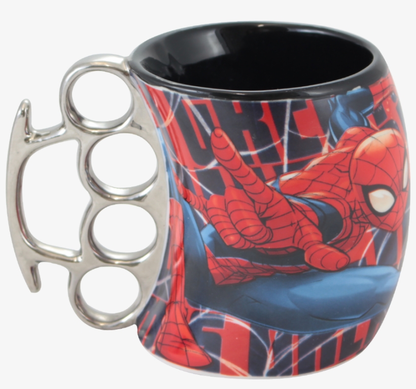 Caneca Soco Inglês Spider Man Homem Aranha 350ml - Caneca Com Soco Inglês, transparent png download