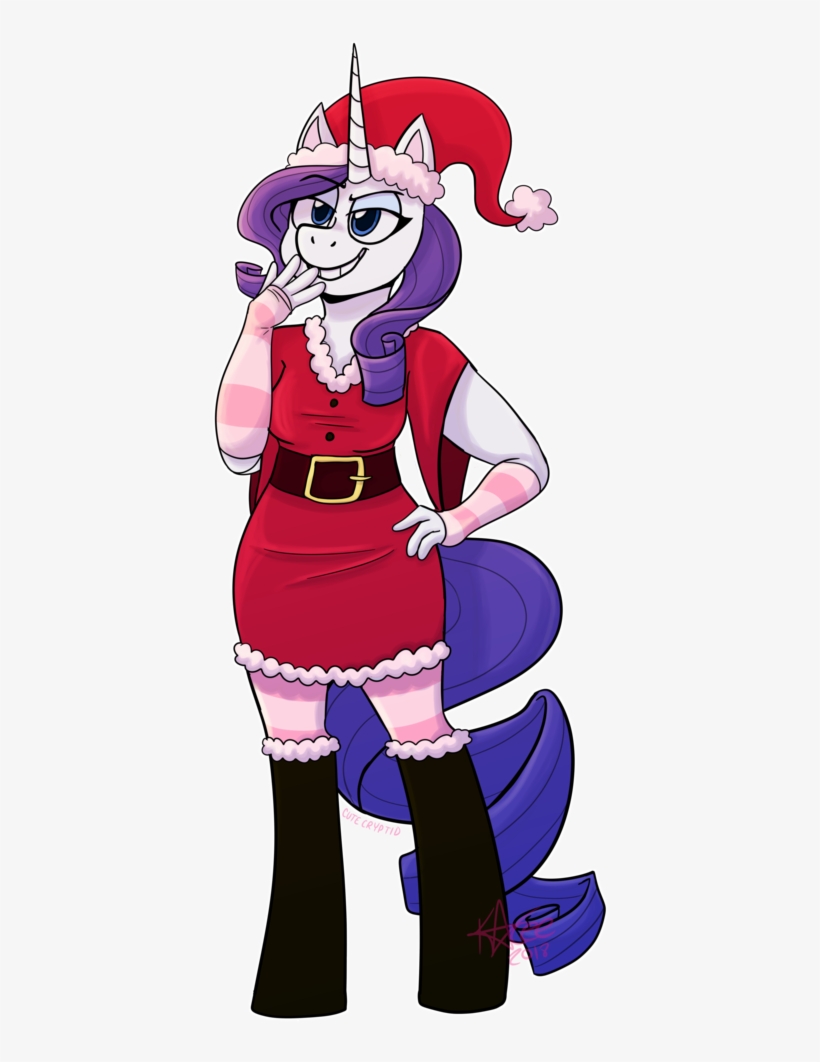 Corruptedcryptid, Christmas, Female, Hat, Holiday, - Cartoon, transparent png download