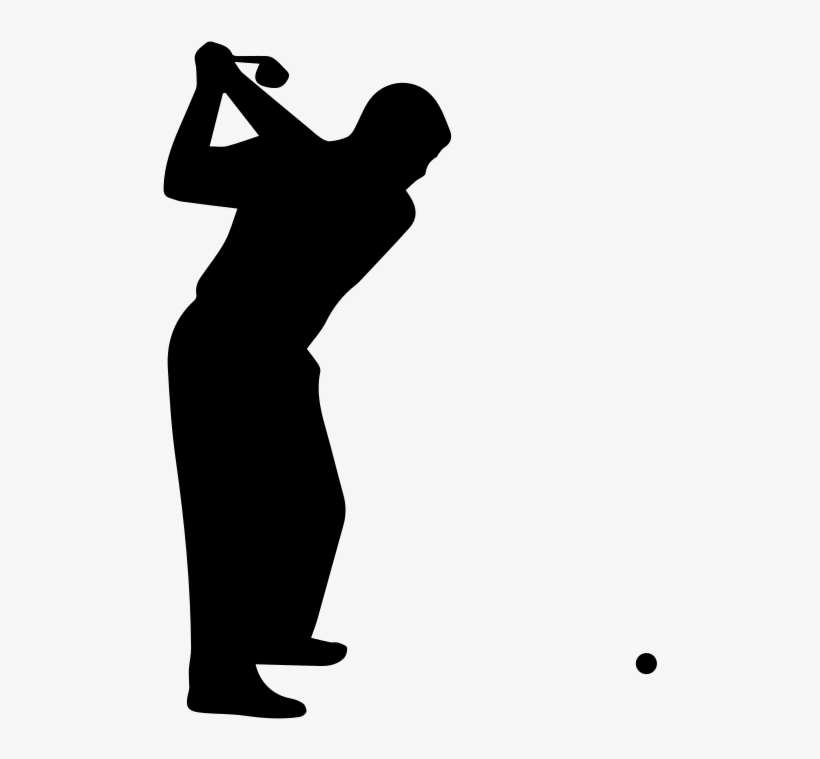 Golfer - Clip Art Golf Swing, transparent png download