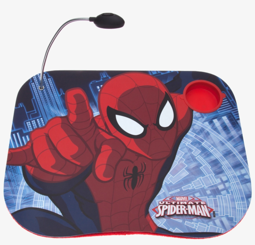 Porta Laptop Com Luminária Marvel - Ultimate Spider-man, transparent png download