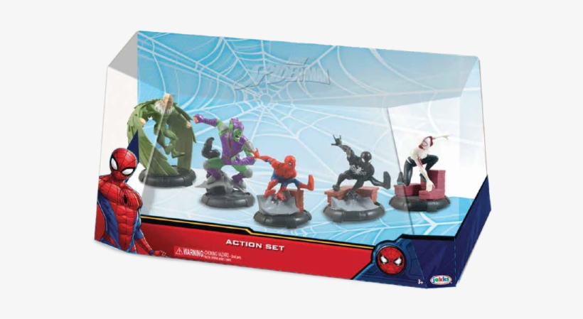 Domo Colecionável Com Figuras Homem Aranha - Figurine, transparent png download