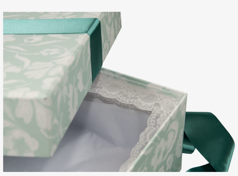 Detail Of Lace Trim Inside Wedding Dress Boxes - Coffee Table, transparent png download