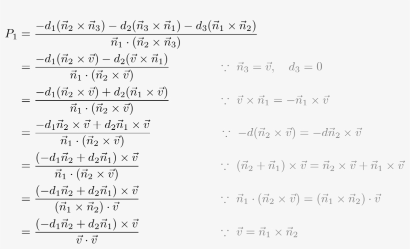 Then, Solve The Linear System Of 3 Planes Using The - Document, transparent png download