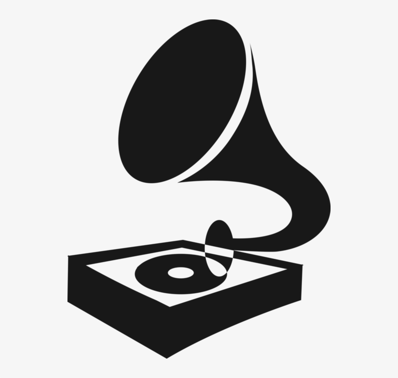 Vector Illustration Of Gramophone Phonograph Record - Gramofone Vetor Png, transparent png download