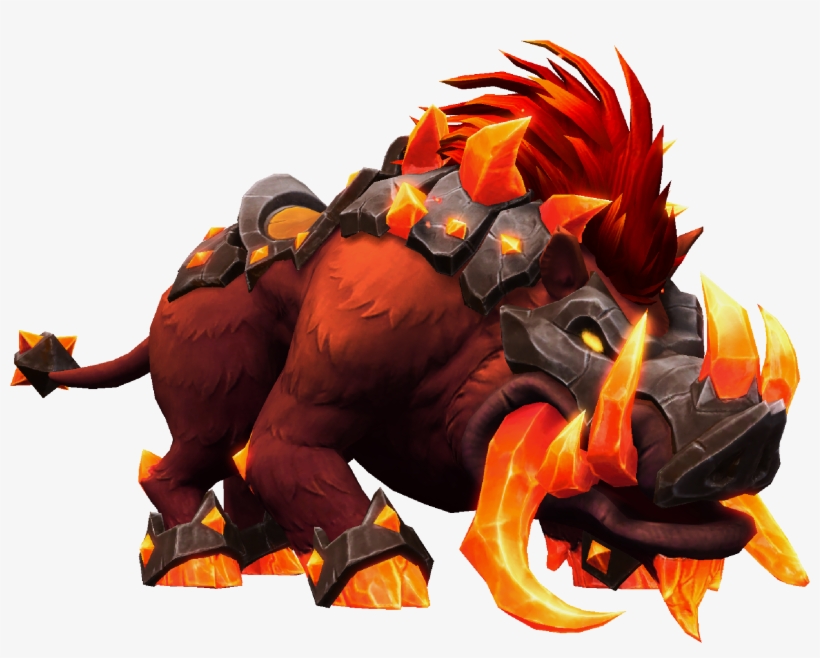 Armored Boar 2018 S1 Rank Mount - Illustration, transparent png download