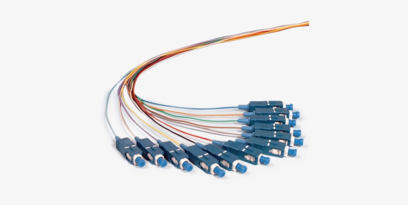 Uconx® 12 Fiber Sc Pigtail - Storage Cable, transparent png download
