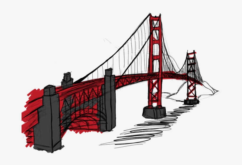 Golden Gate Bridge Png, transparent png download