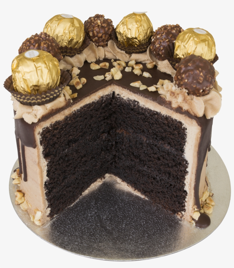 The Deluxe Chocolate Hazlenut Truffle Cake - Chocolate Cake, transparent png download