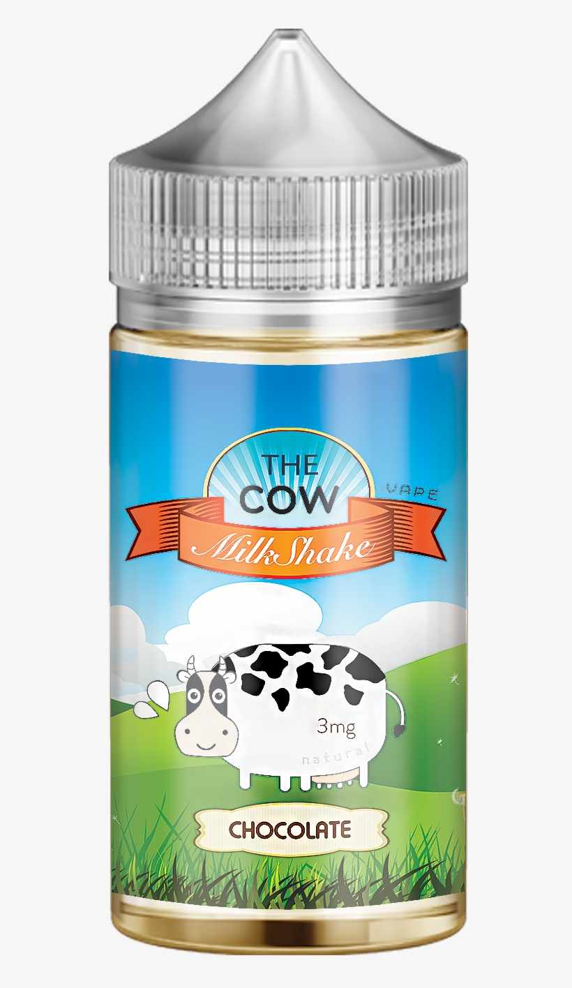 The Cow Usa Chocolate 100ml - Composition Of Electronic Cigarette Aerosol, transparent png download