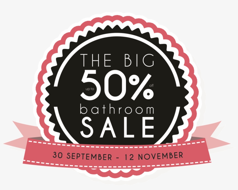 Countdown To The 2017 Big Bathroom Sale - Illustration, transparent png download