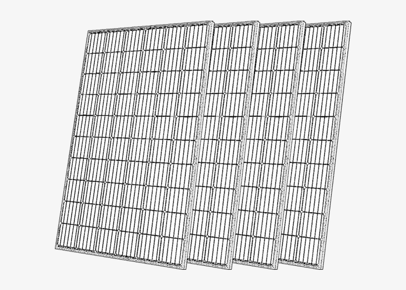 4 Canadian Solar 275-watt Panels - Mesh, transparent png download