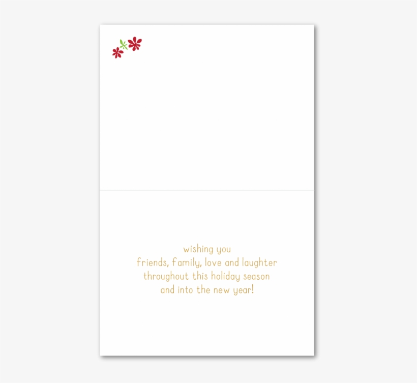 Bohemian Holiday Greeting Card - Document, transparent png download