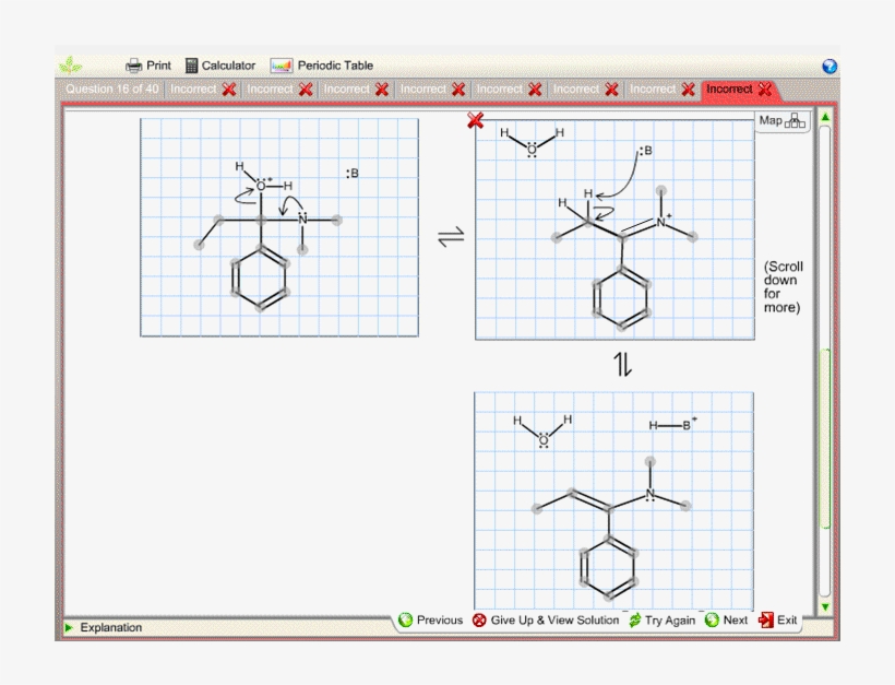 More Answers - Complete The Electron Pushing Mechanism For The Following, transparent png download