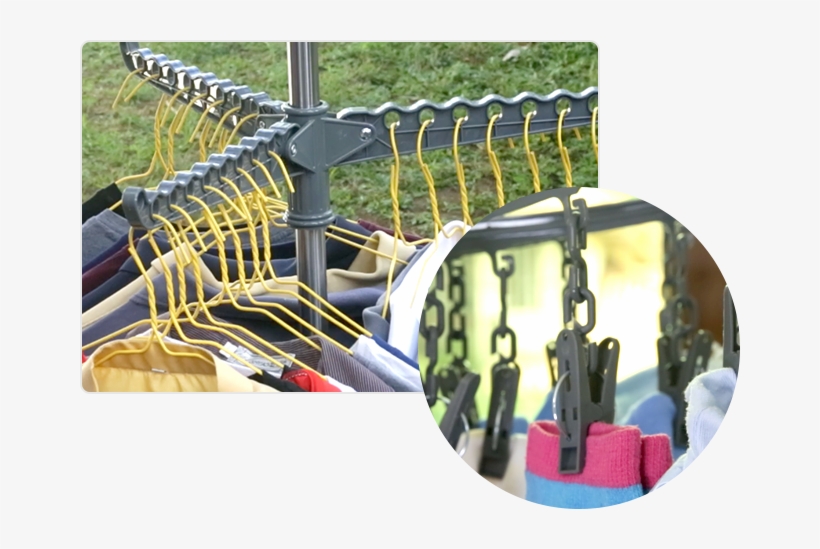 Euro Rotating Clothes Rack - Bag, transparent png download