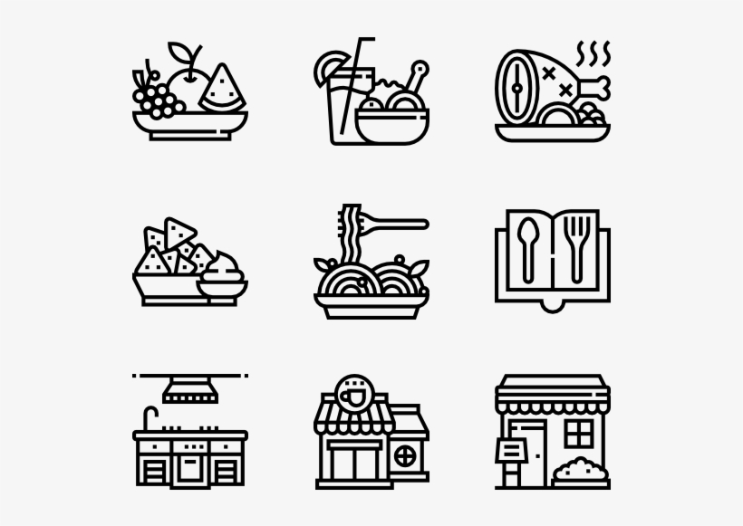 Restaurant - Vector Icon School Png, transparent png download