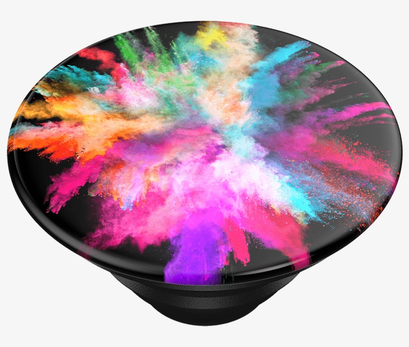 Color Burst Gloss, Popsockets - Circle, transparent png download