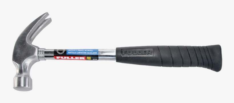 Fuller 20oz Tubular Steel Claw Hammer - Framing Hammer, transparent png download