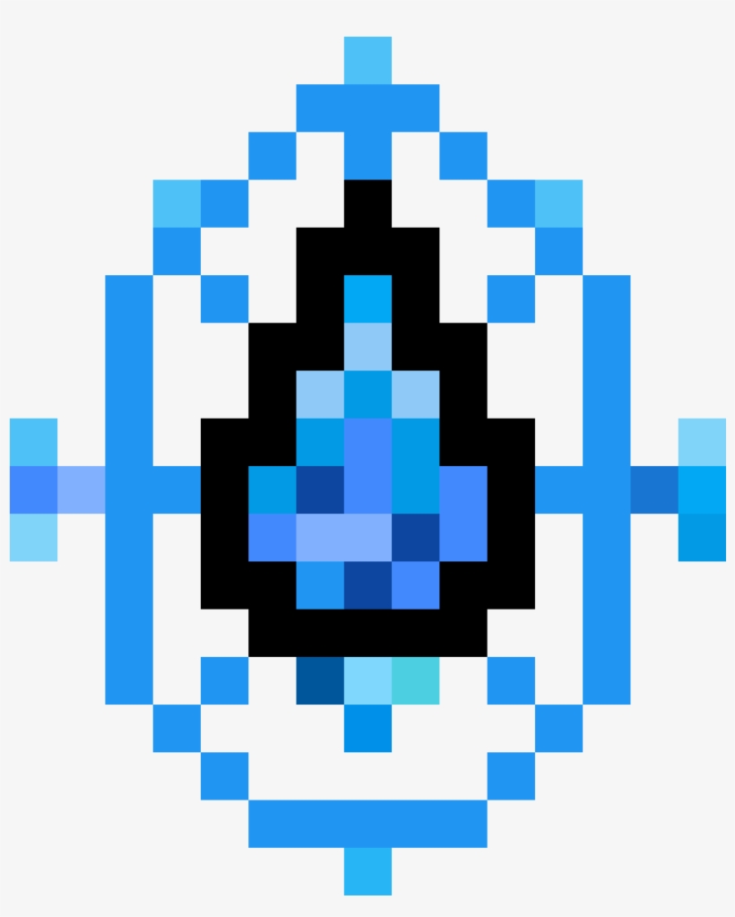 Water Symbol - Pixel Super Mario Mushroom, transparent png download