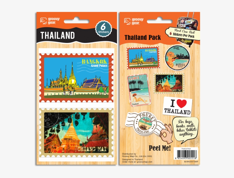 *thailand Pack, 8854093005518 Groovy Gear® - Singapore Travel Sticker Png, transparent png download