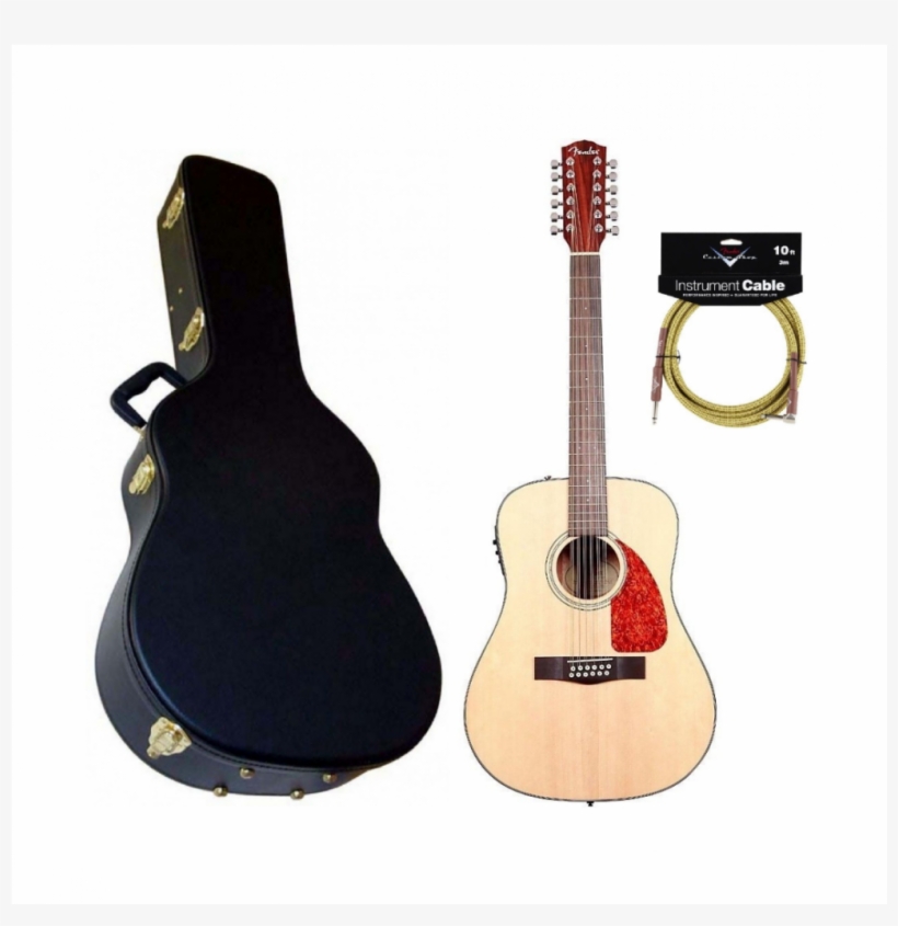 Fender Cd 160se 12 Acoustic Electric 12 String Guitar - Acoustic Guitar, transparent png download