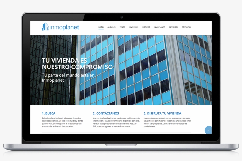 Image Of Inmoplanet - Web Design, transparent png download