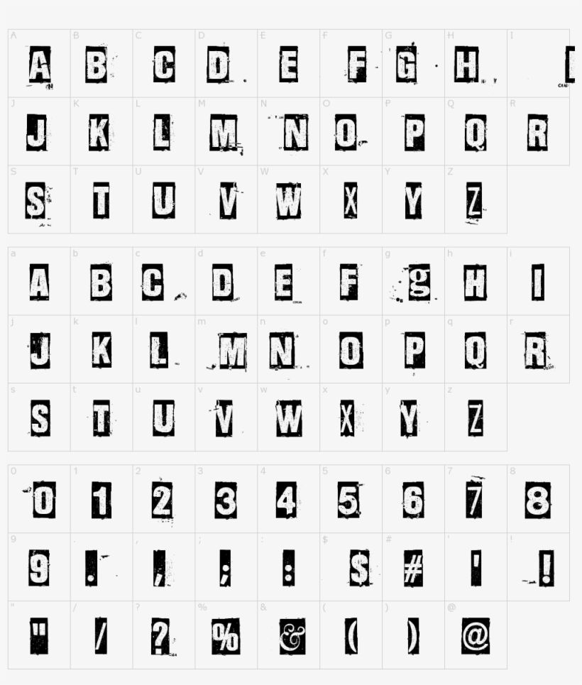 Font Characters - Stereofidelic Font, transparent png download