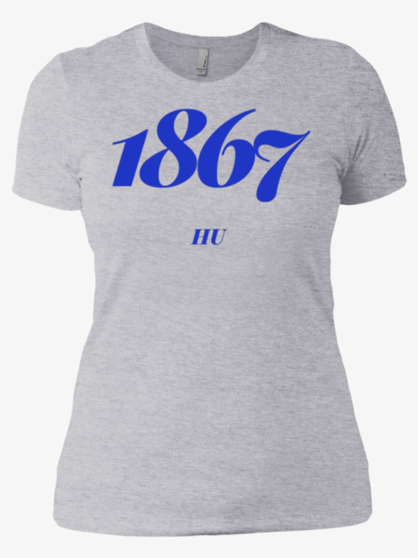 Howard University Year Ladies' Boyfriend T-shirt - Active Shirt, transparent png download