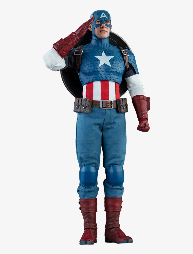Sideshow Collectibles Captain America Sixth Scale Figure, transparent png download
