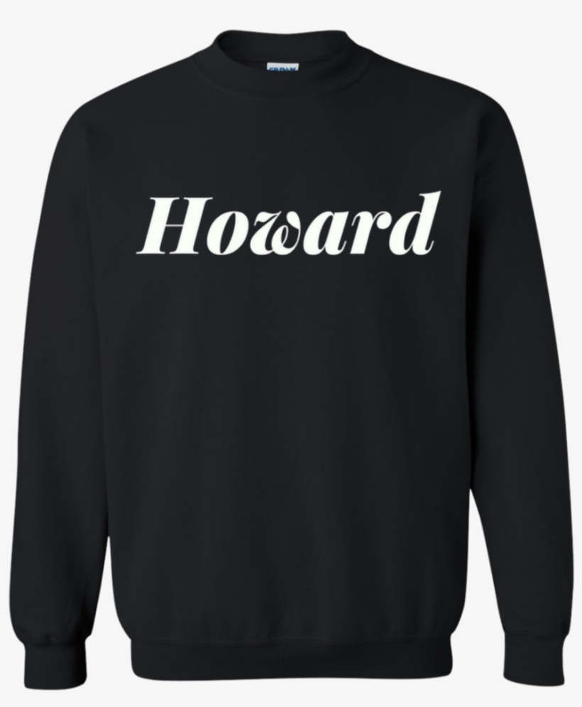 Howard University Classic Crewneck Pullover Sweatshirt - Sweatshirt, transparent png download